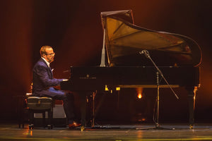 Steinway Artist Kevin Kern playing a Steinway during a concert