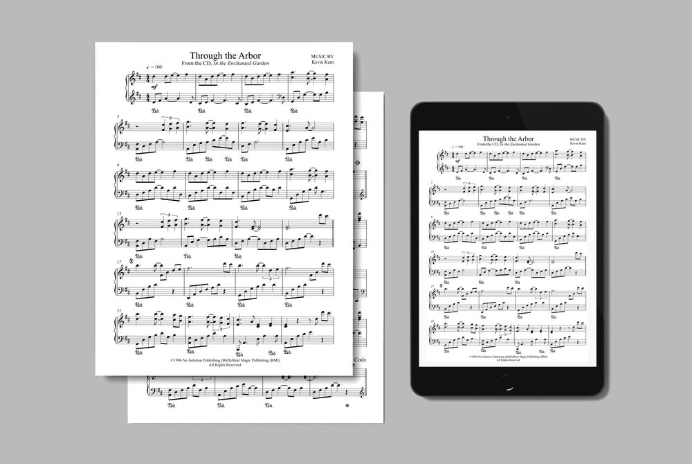 In the Enchanted Garden (Digital PDF Sheet Music)