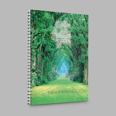 Spiral bound piano songbook by Kevin Kern, In the Enchanted Garden.