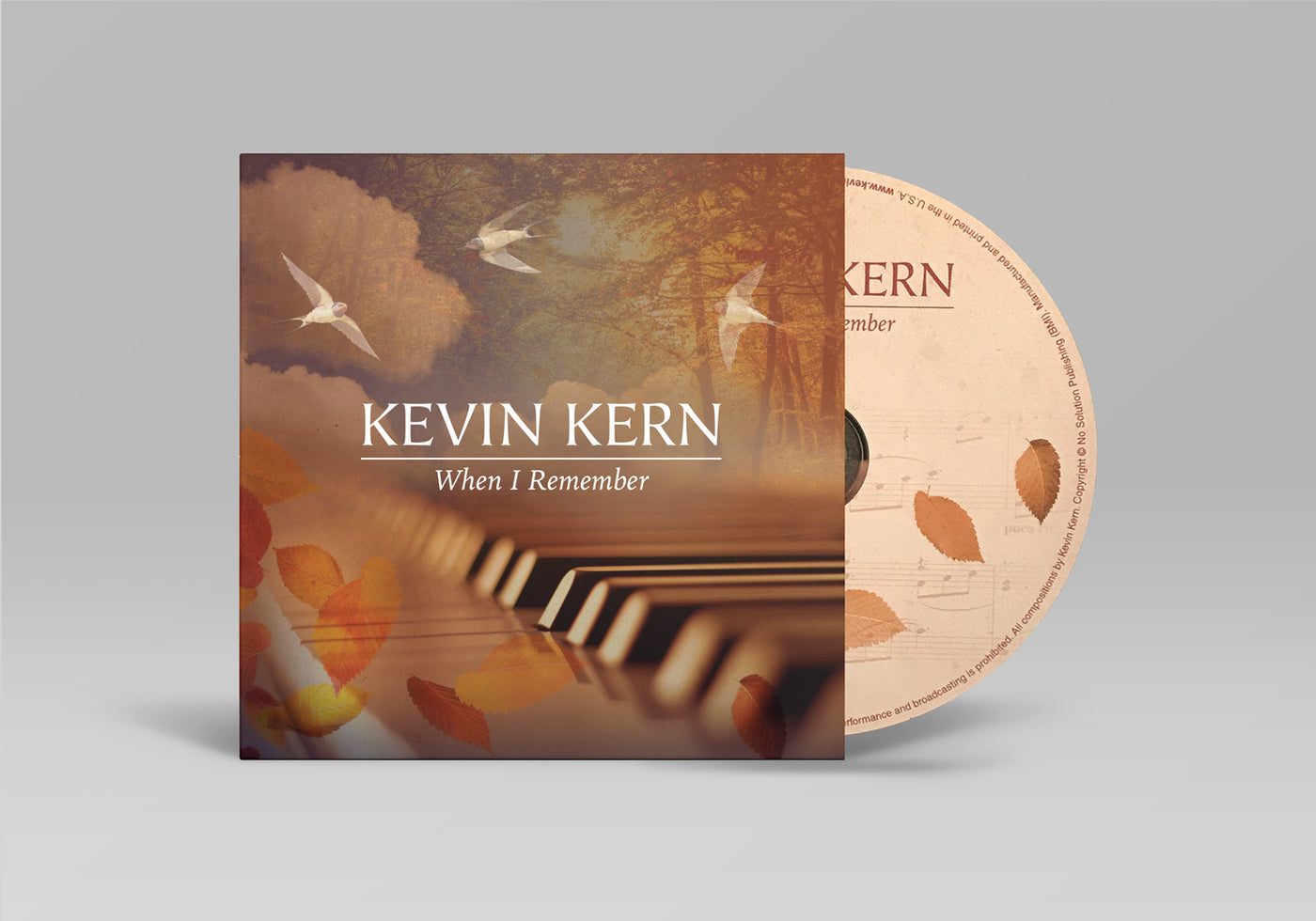 When I Remember by Kevin Kern, cd and cover.