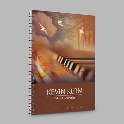 When I Remember Piano Songbook by Kevin Kern. The printed version is spiral bound.