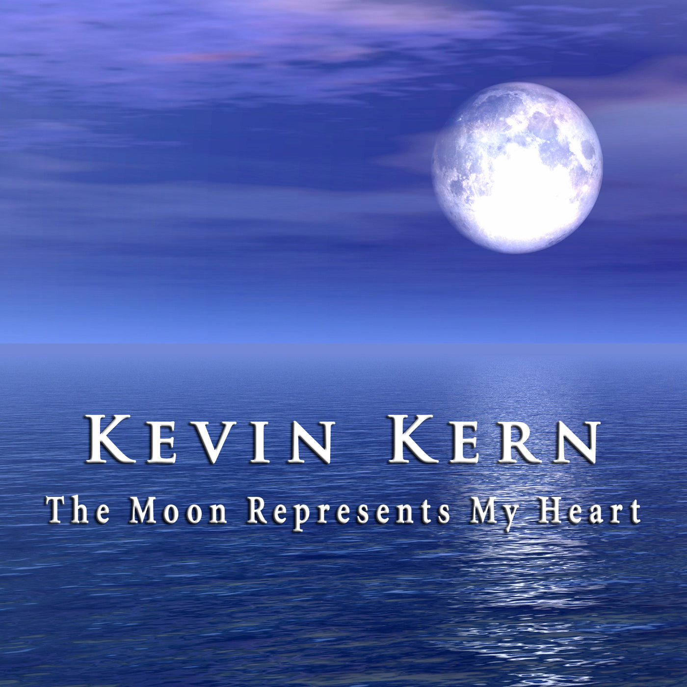 The Moon Represents My Heart, digital single cover art.